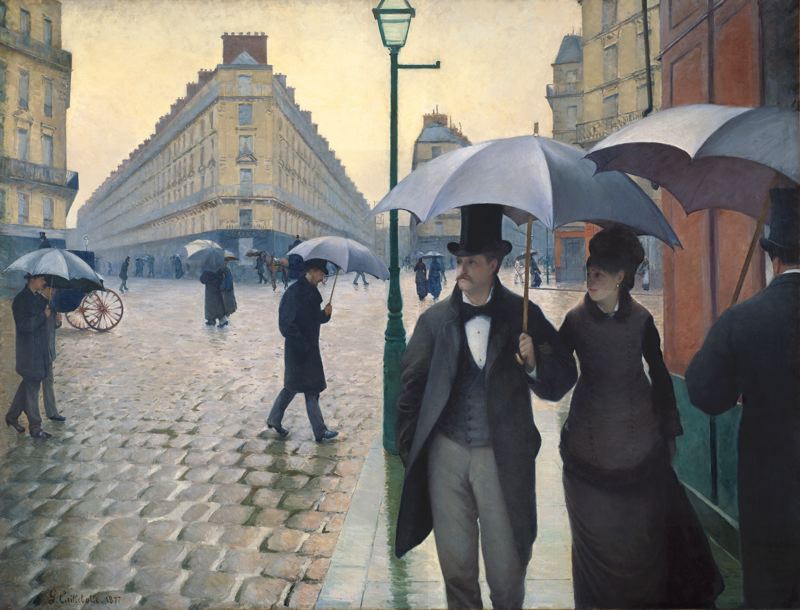 Basic Drawing 2012 Paris Street Rainy Day By Gustave Caillebotte