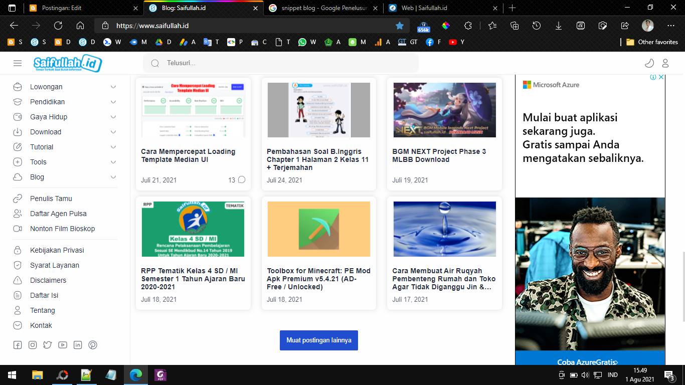 Cara Menghilangkan Snippet (Deskripsi Postingan) Median UI