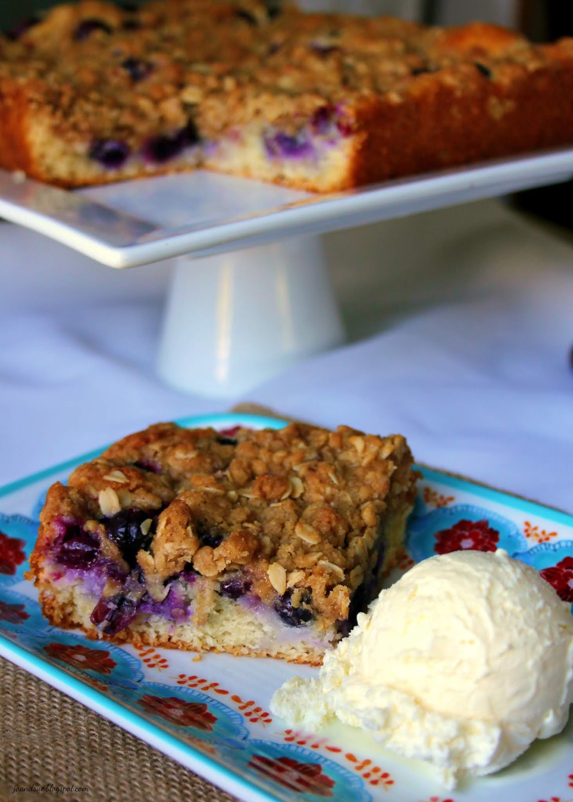 Jo and Sue Grape Streusel Cake