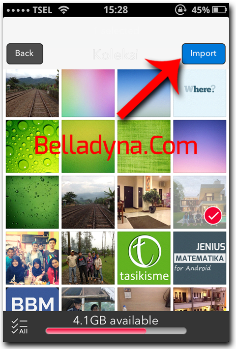 sembunyikan foto di iphone 4s