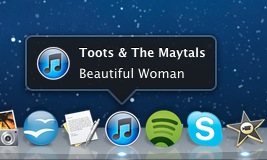 Get An iTunes Notification On The OS X Dock [How To]