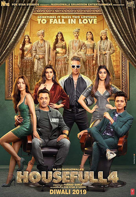 Housefull 4 (2019) Hindi 480p HDRip x264 400MB ESubs