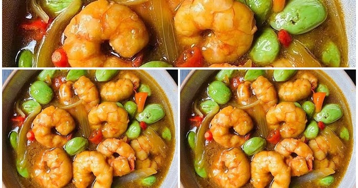 Resep Udang Pete Asam Jawa Khas Bangka