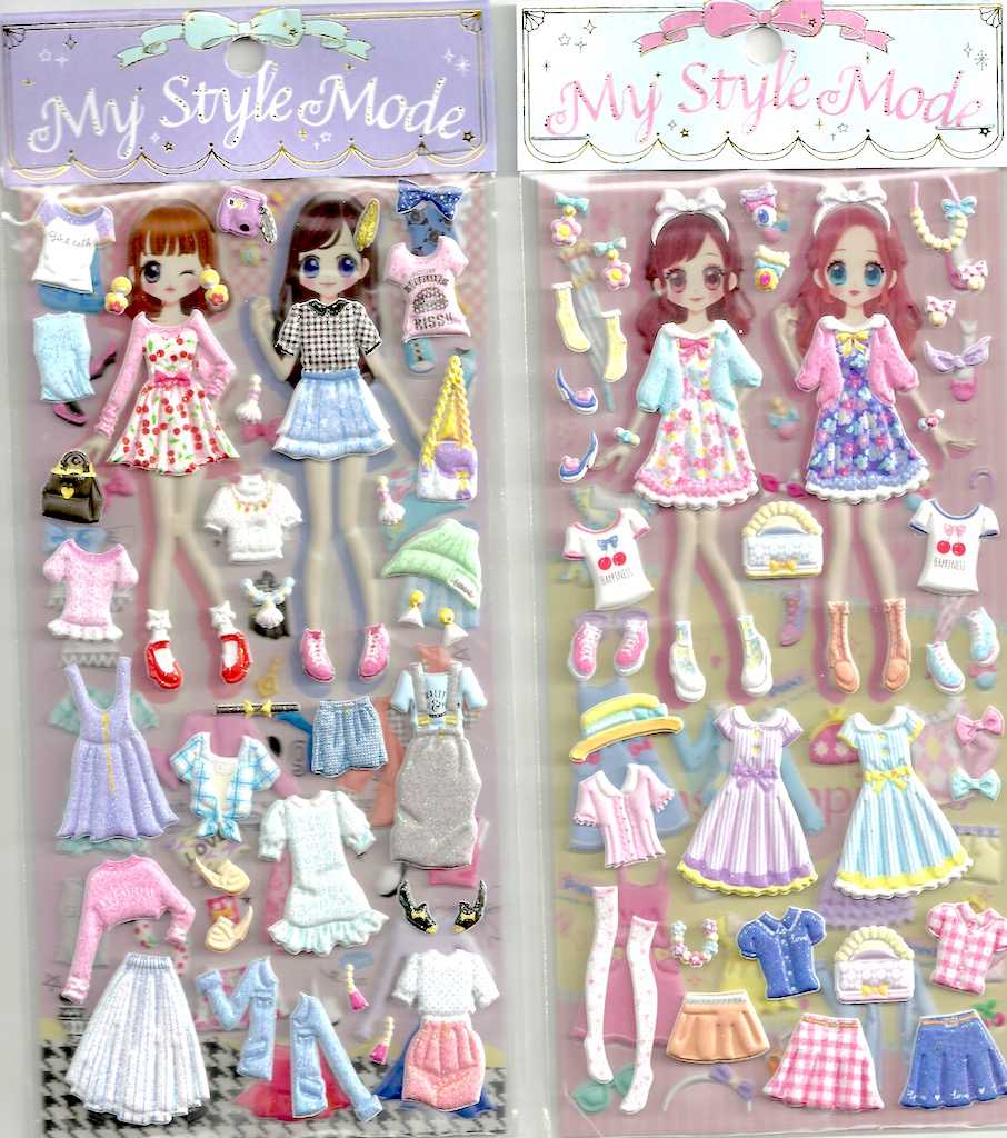 plastic paper dolls