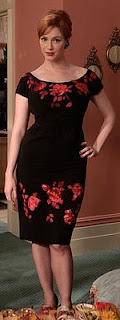 Gail Carriger Presentation Outfit ~ Why I wore Vintage 1950s Red & Black Flowered Sheath
