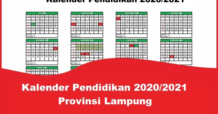 Download kalender pendidikan 20212021 prov lampung