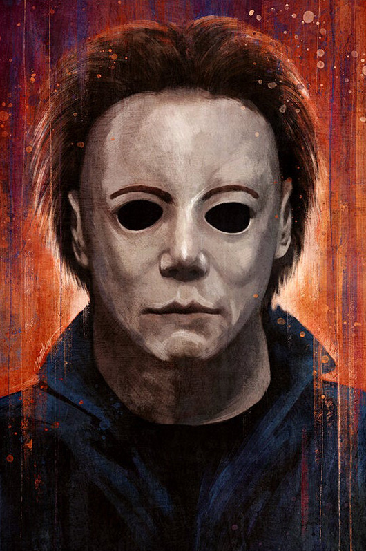 The Horrors of Halloween MICHAEL MYERS HALLOWEEN FRANCHISE Prints by
