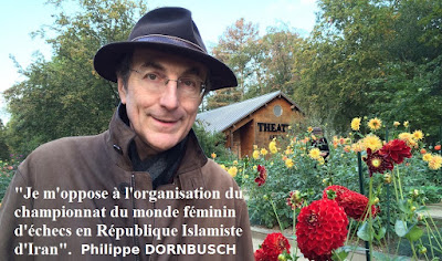Philippe Dornbusch, Directeur de Chess & Strategy s'oppose au choix de la FIDE Philippe Dornbusch, Directeur de Chess & Strategy s'oppose au choix de la FIDE