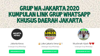 Grup wa jakarta grup whatsapp jakarta