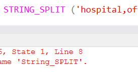 Fix - Invalid Object Name String_Split In Sql Server - Sqlarena