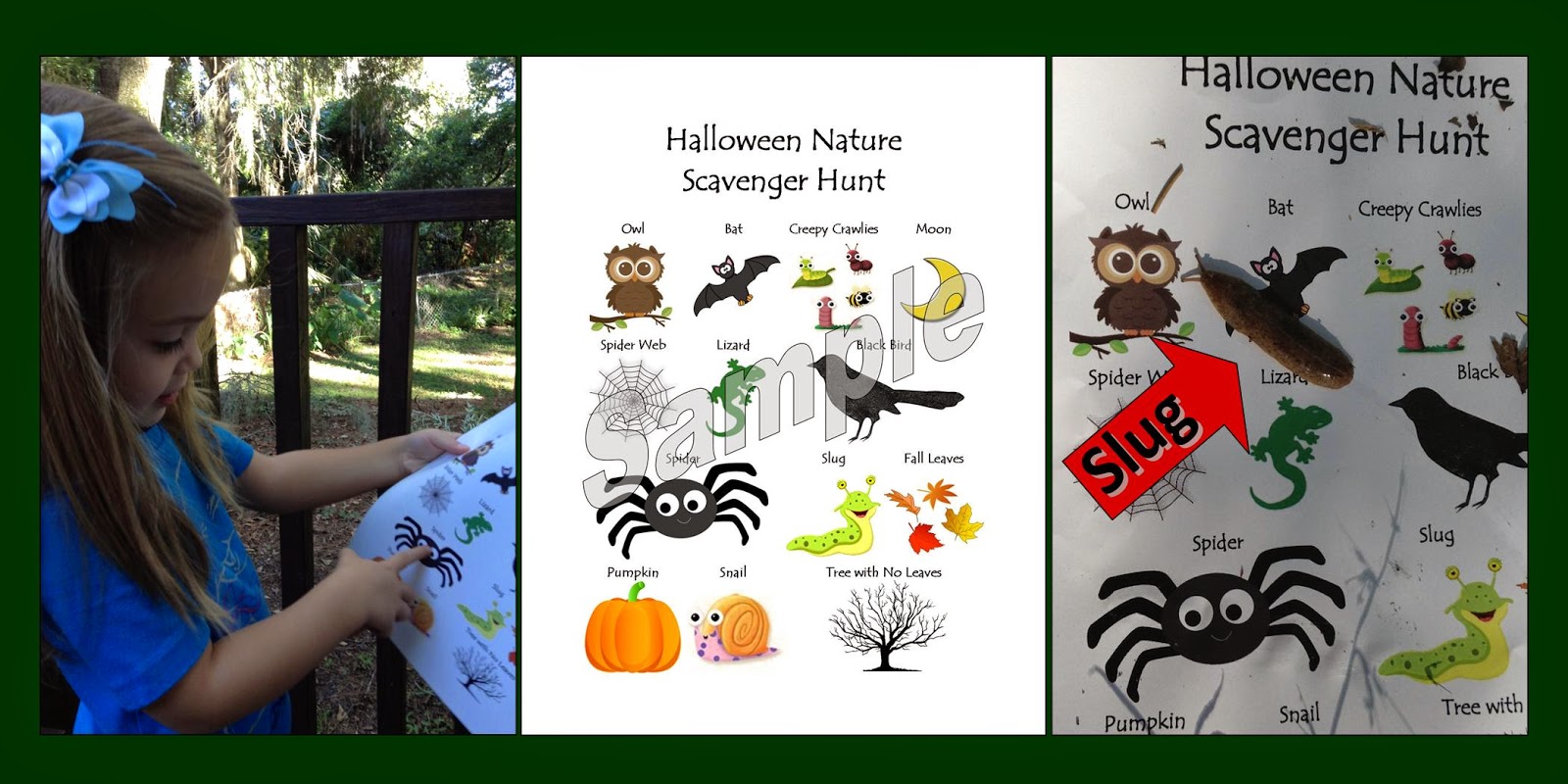 Mommy Nature Halloween Nature Scavenger Hunt