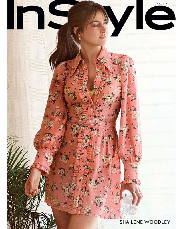 Shailene Woodley latest modern stills from Instyle Magazine, June 2019