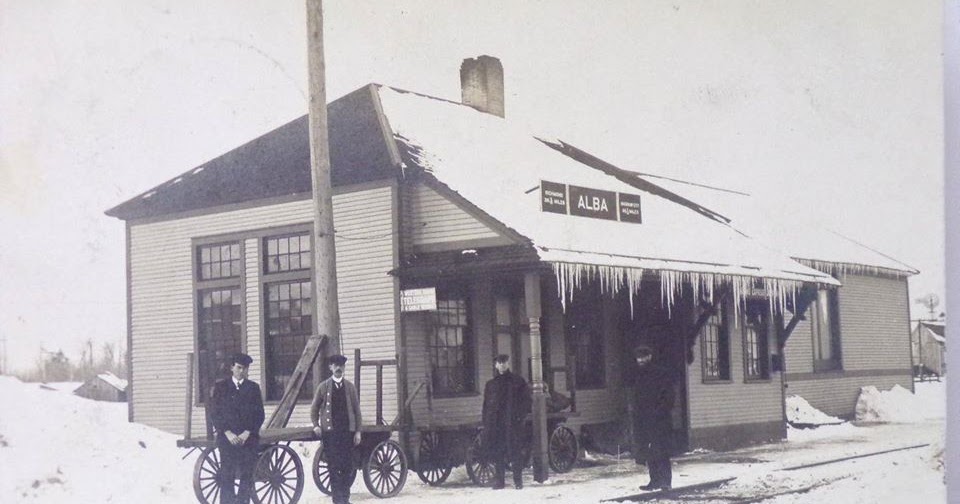 Towns and Nature Alba, MI GR&I Depot and Junction Tower