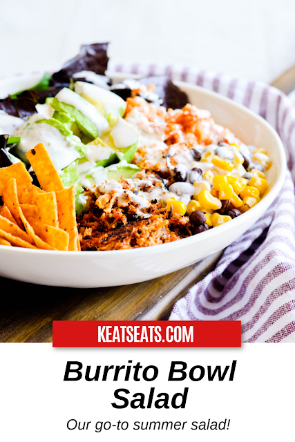 Burrito Bowl Salad - Keat's Eats