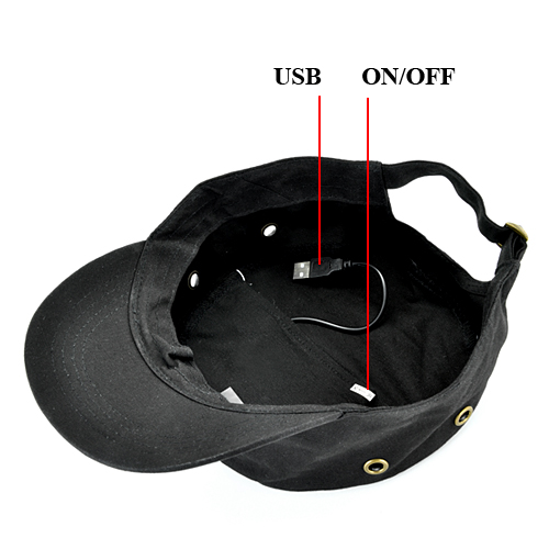 Spy Equipment Camera Spy Hat With Remote Hidden Pinhole Video Camera DVR