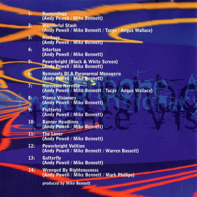 Classic Rock Covers Database: Wishbone Ash - Trance Visionary (1997)