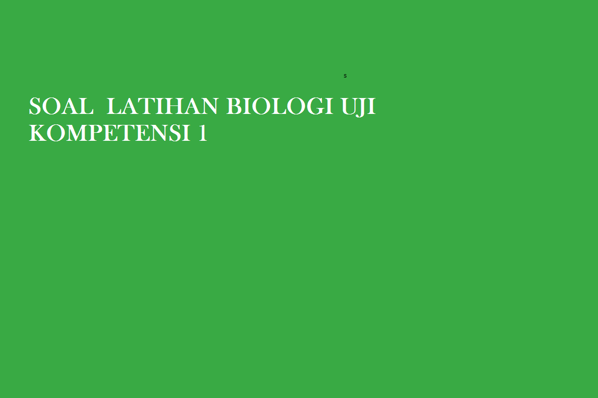 Soal Biologi Kelas 9 Berita Bontang