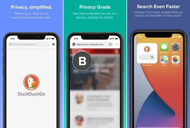 DuckDuckGo - أفضل تطبيقات الخصوصية والحماية للايفون وآيباد