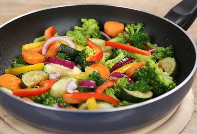 طرق الطهي الصحية للخضروات