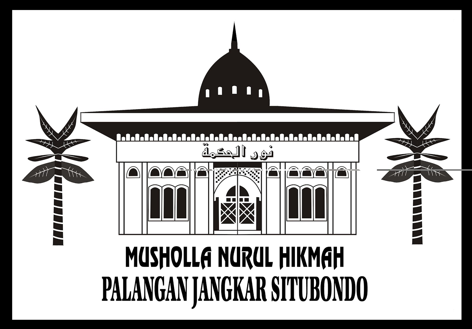 sharing ilmu agama: Logo Musholla NURUL HIKMAH warna
