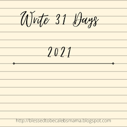 Write 31 Days 2021