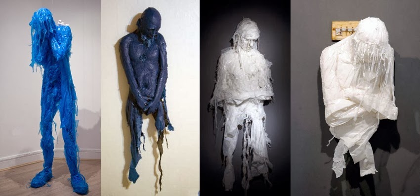 Simply Creative: Plastic Bag Sculptures by Khalil Chishtee