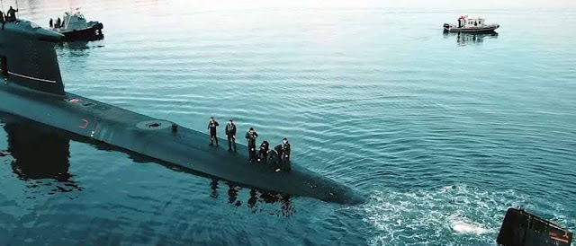 El Submarino Scorpene O'Higgins (SS-23) zarpa para despliegue con la USnavy