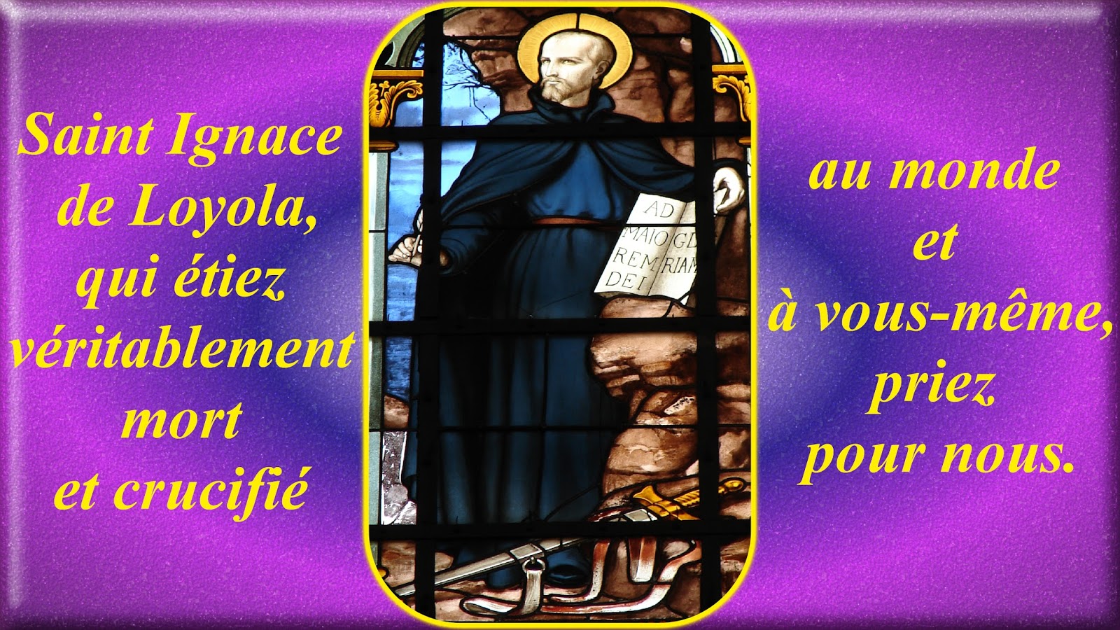 Montfort AJPM EN l'HONNEUR de SAINT IGNACE de LOYOLA (cantique)