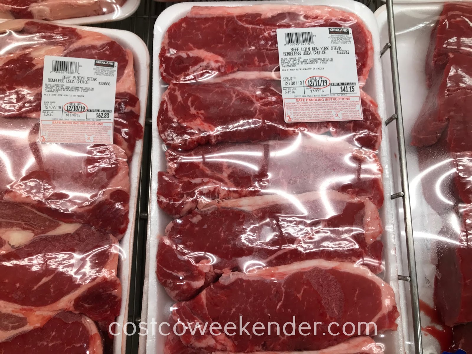 Kirkland Beef Loin New York Steak Costco Weekender