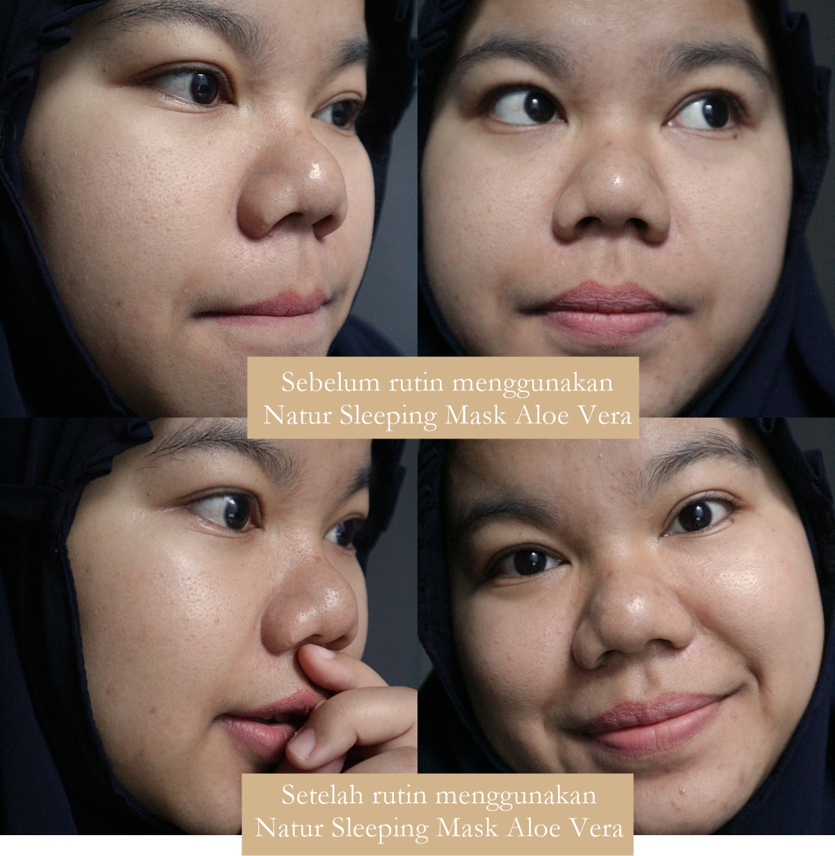 cara menggunakan sleeping mask aloe vera Adrian King