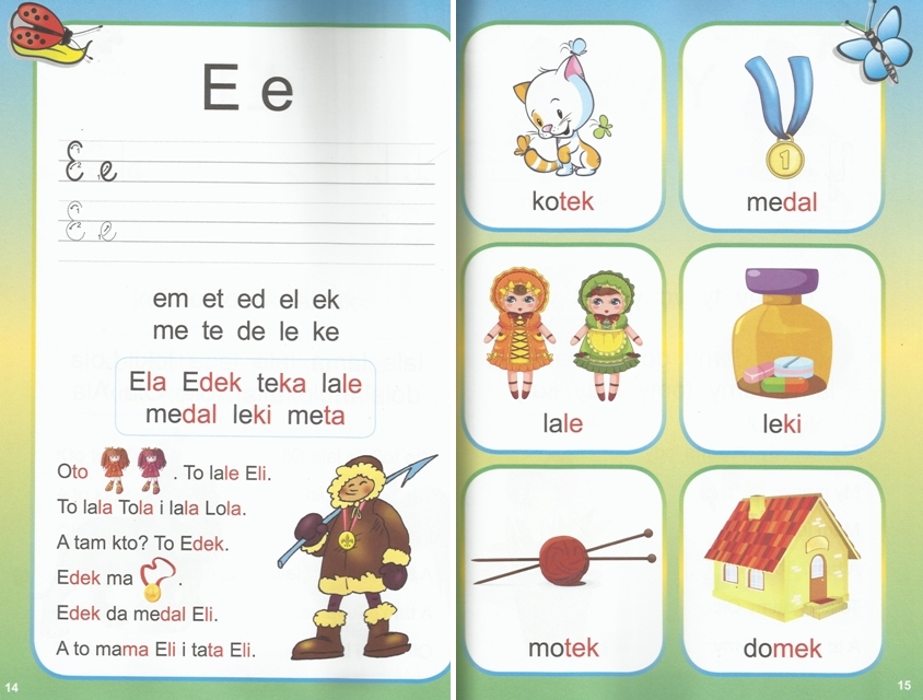 Teksty Do Czytania Dla 6 Latka Do Druku KSIĄŻECZKI SYNKA I CÓRECZKI :): Elementarz. Czytamy metodą sylabową