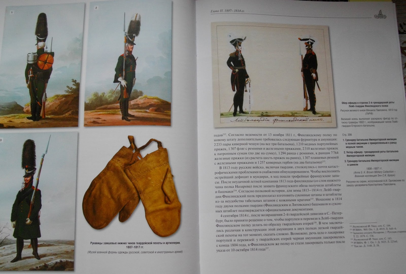 Форма одежды русской армии 1825 года