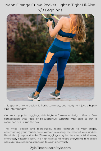 ZYIA Active - These gold flecked leggings will take your