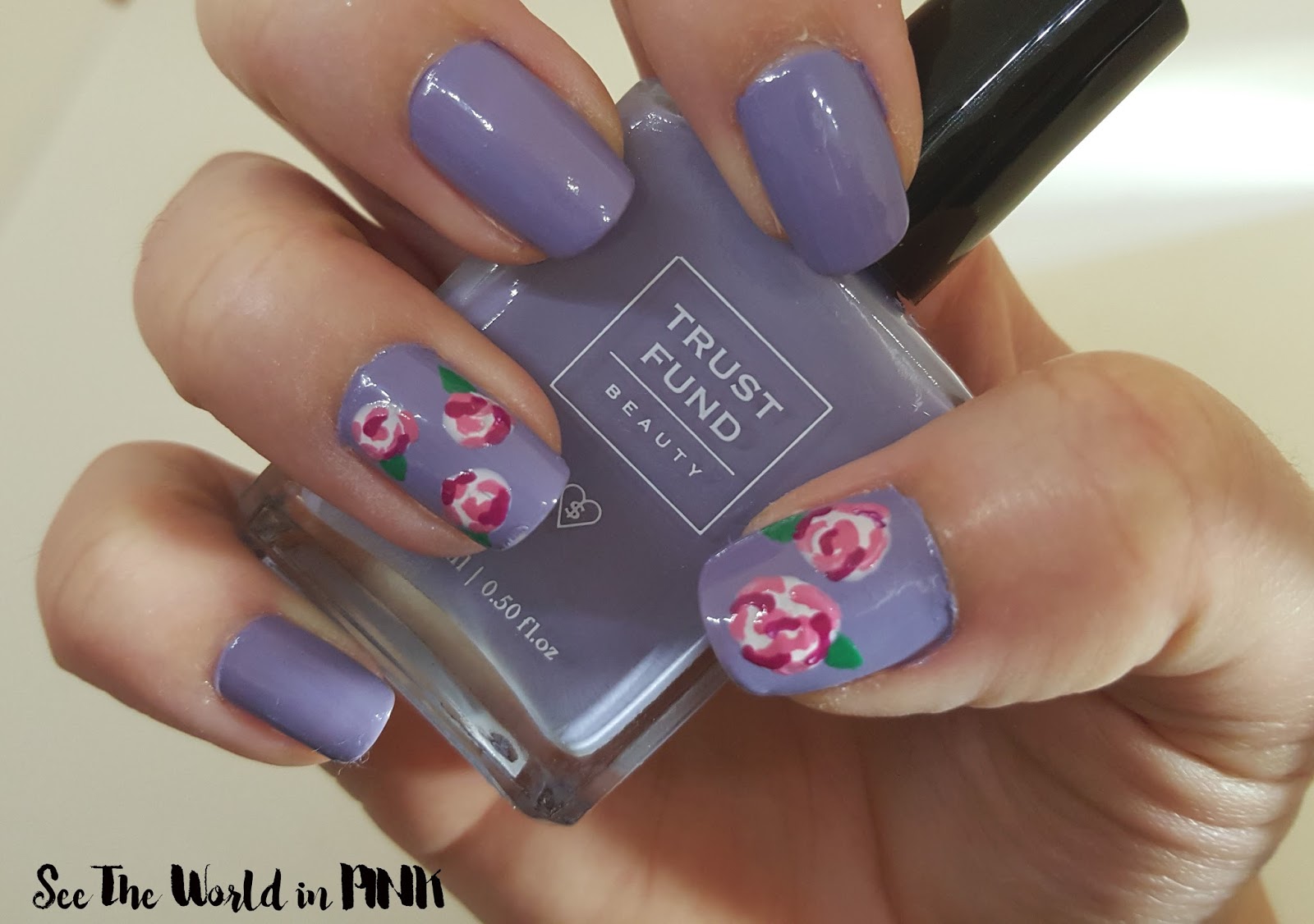 rose nail art how to tutorial