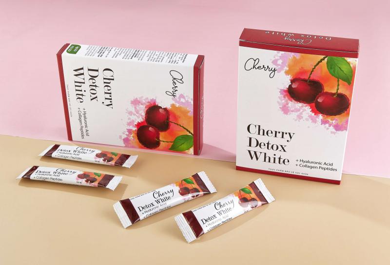 Cherry Detox White (01 hộp 12 gói, 1 gói 4g)