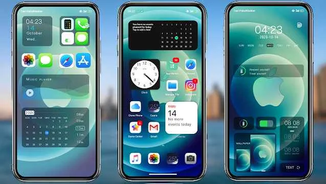 Download Tema iOS 12  Untuk  OPPO  Tembus Semua Aplikasi