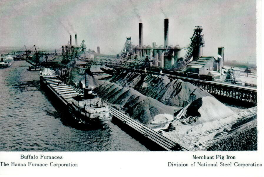 Towns and Nature Buffalo, NY 1899 National Steel/Hanna Furnace/Buffalo and Susquehanna Iron