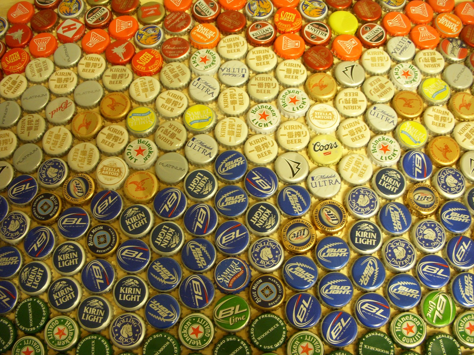 Who's-its and What's-its: Beer Bottle Top Table