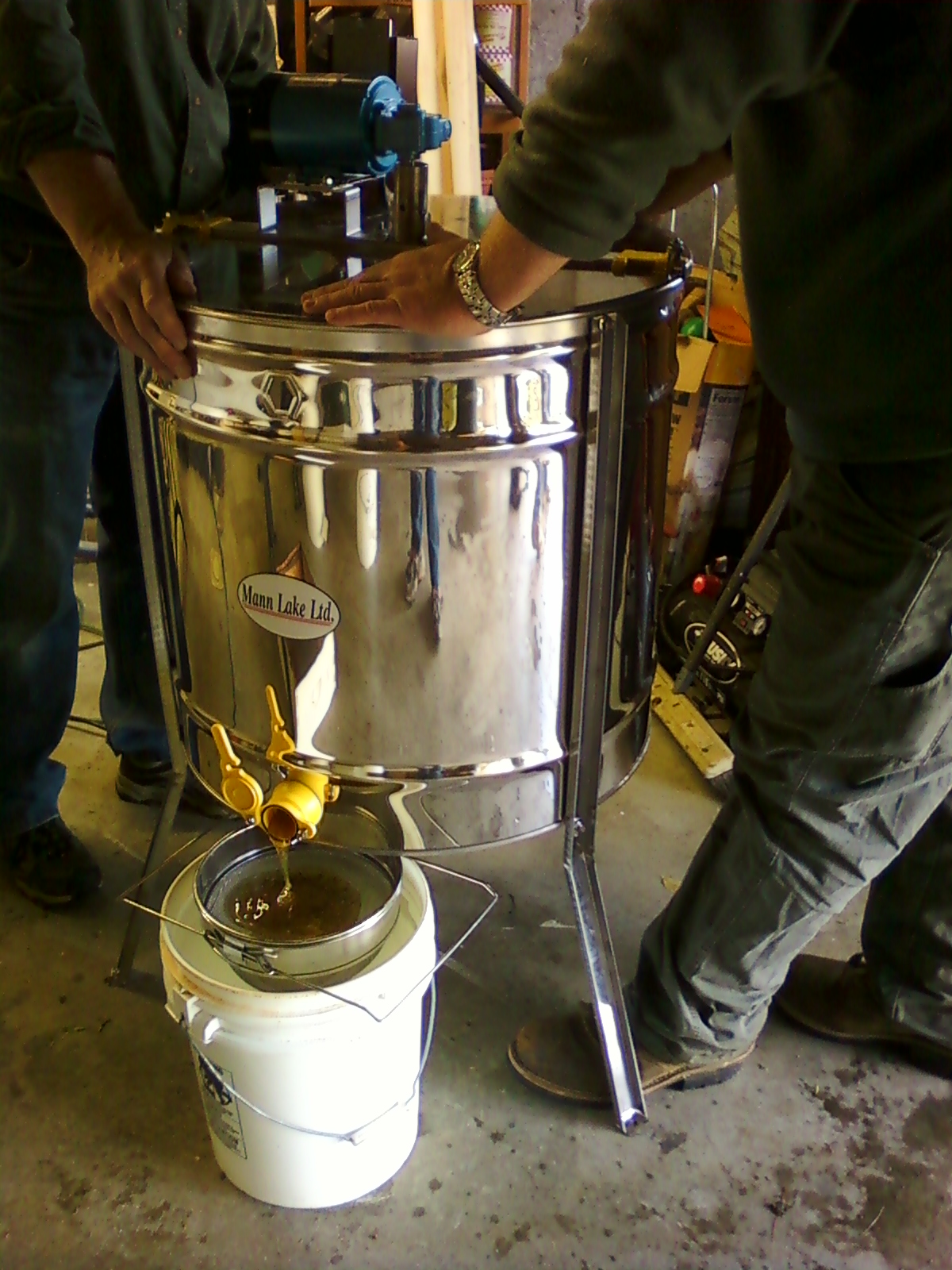 Grand View Farm Extracting Honey