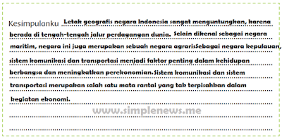 kesimpulanku Potensi Indonesia sebagai Negara Maritim dan Agraris www.simplenews.me