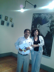 Con Juan Benavente, coordinador de la Casa Mariátegui...