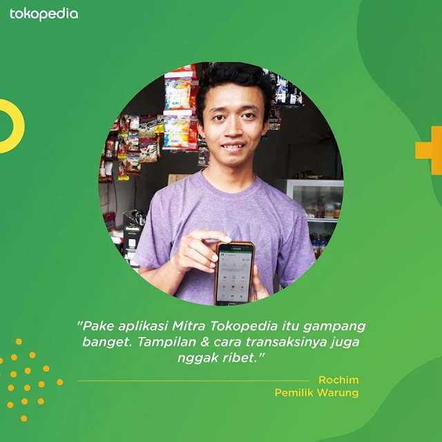 Keuntungan Menjadi Mitra Tokopedia; Bisa Buka Warung Bareng