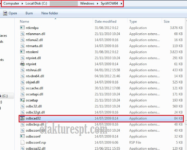 ODBC Access Driver Tidak Ada MDB dan ACCDB Saat Menambah Database eSPT