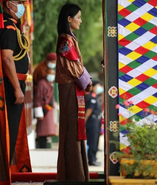 King Jigme Khesar Namgyel Wangchuck, Queen Jetsun Pema and Crown Prince Jigme Namgyel attended the Attestation Parade