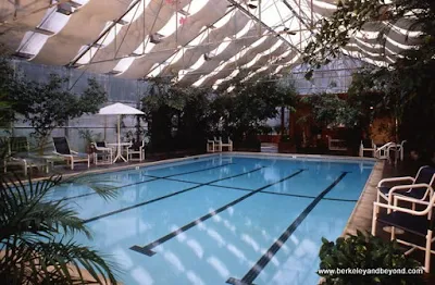 indoor pool at Stanford Inn by the Sea in Mendocino, California