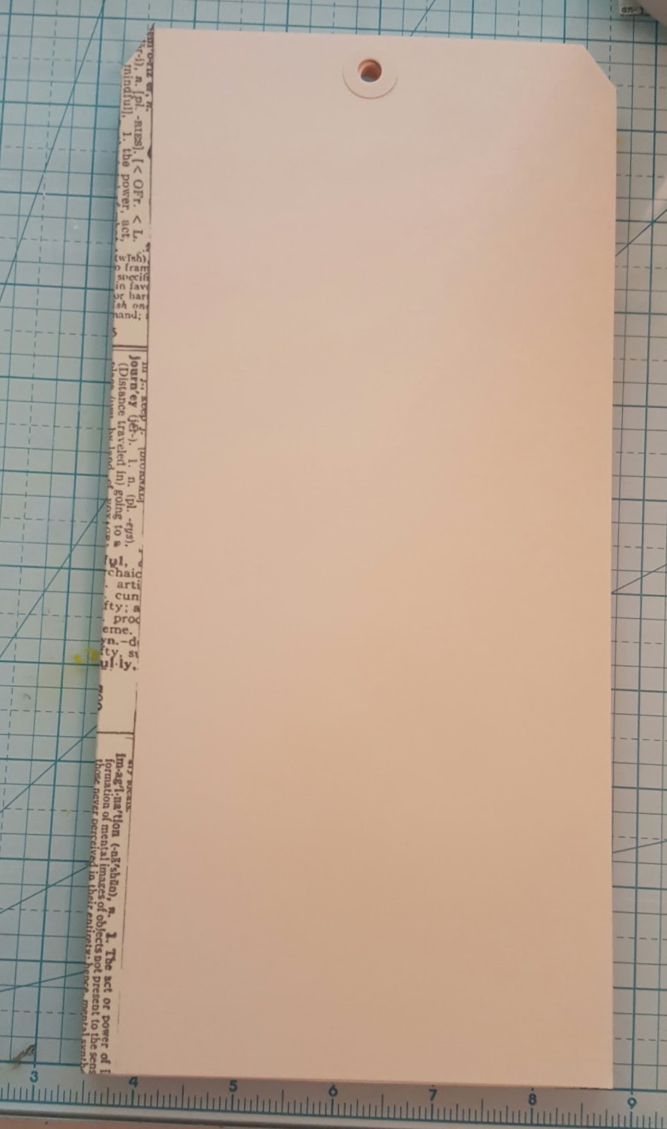 DAILY ART TANTRUMS What's in my art journal? The making of a giant tag