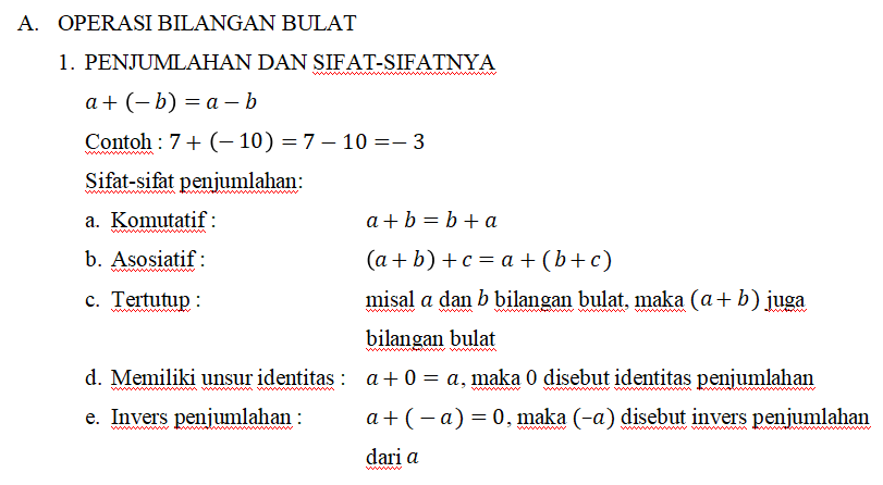 Operasi Bilangan Bulat Dan Pecahan Matematika Kelas 7 Media Pembelajaran Online Guru Spensaka Smpn1kalimanah