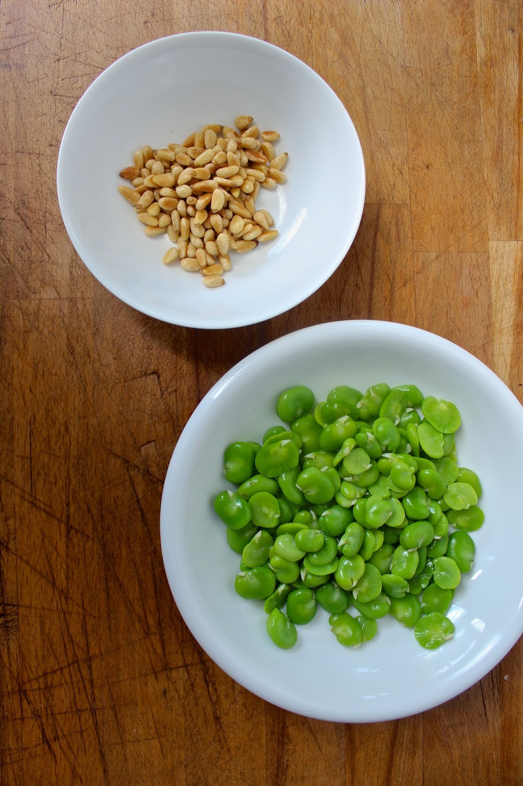 Sam Cooks Food Beetroot salad with lardo, broad beans, roasted garlic