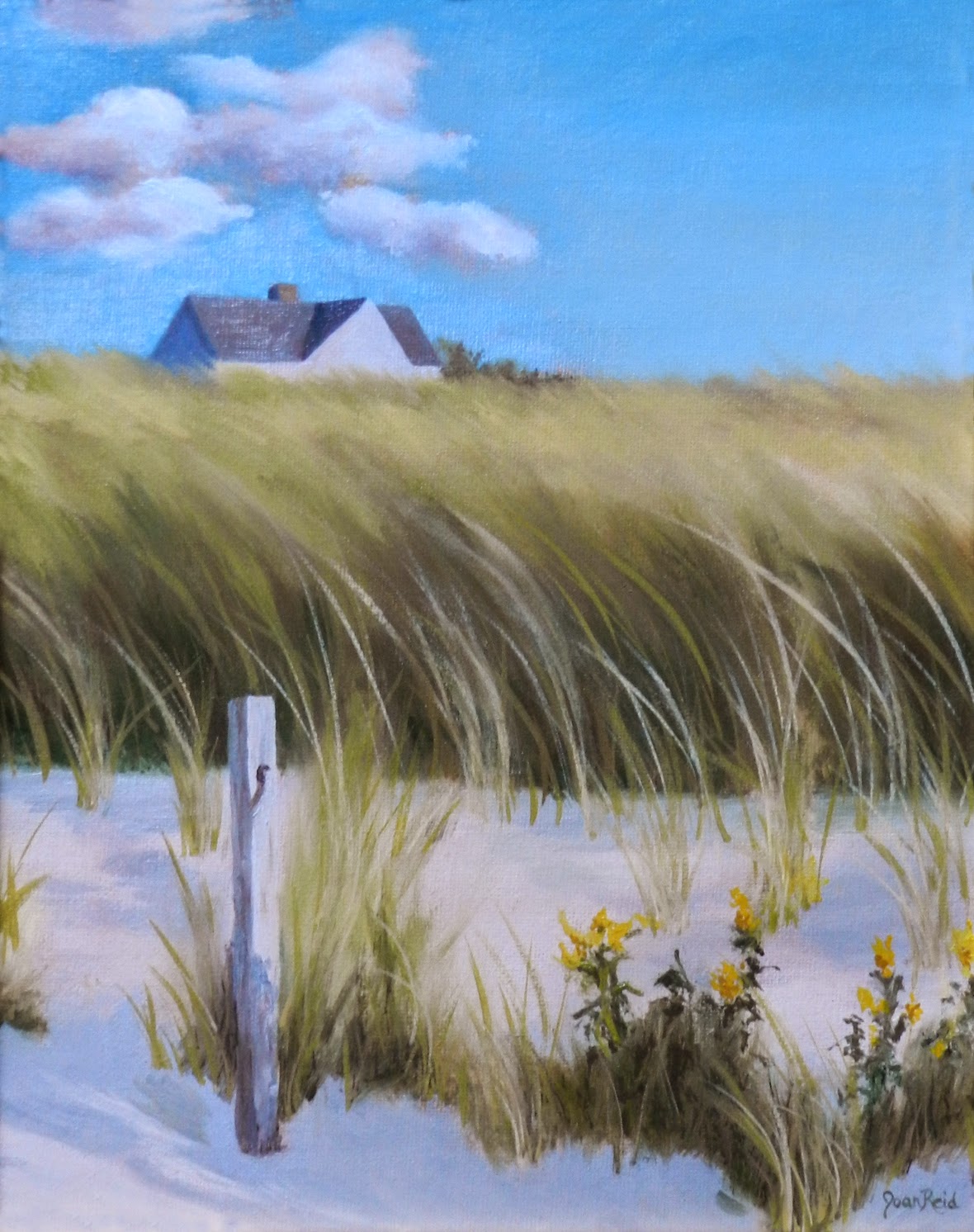 Guild of Adirondack Artists Cape Cod Oil Painting by Joan Reid