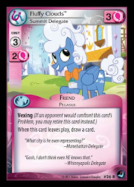 My Little Pony Fluffy Clouds, Summit Delegate High Magic CCG Card